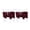 Burgundy, variant on Zeiwohndc Elastic Slip On Chair Sashes Chair Bows for Wedding Reception Dining Room Party