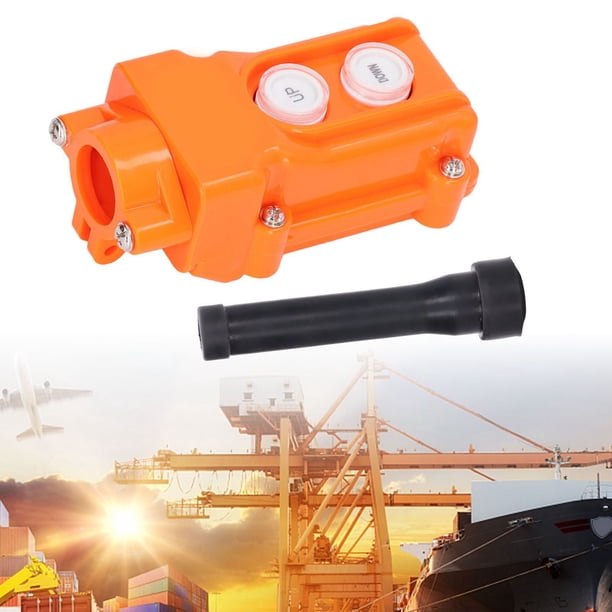 Interruptor De Botón Para Grúa Elevadora - Controlador Colgante, Plástico ABS, 250V/5A, Para Operación Con Una Mano Interruptor De Botón Para Grúa Elevadora - Controlador Colgante, Plástico ABS, 250V/5A, Para Operación Con Una Mano