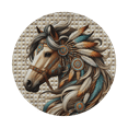 thumbnail image 2 of Lotusprinthandmade Horse Native America Spare Tire Cover Without Backup Camera Hole 6 Sizes (32 in.), 2 of 7