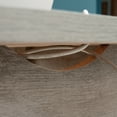 thumbnail image 6 of Sauder Trestle Executive Desk with Drawers, Mystic Oak Finish, 6 of 11