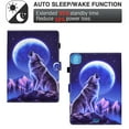 thumbnail image 2 of Allytech iPad Pro 11 Case 2021/2020/2018, Slim Fit Flip Multi Angle Stand Smart Cover Auto Sleep Wake Shockproof Protection Anti-scratch Case for Apple iPad Pro 11 1st 2nd 3rd Gen - Wolf, 2 of 7