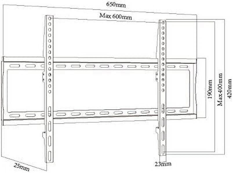 Impact Mounts SLIM LCD LED PLASMA FLAT TV WALL MOUNT BRACKET 40 42 43 46 47 48 50 55 60 65 70