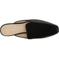 thumbnail image 5 of Cole Haan Perley Black Leather Suede Squared Toe Slip On Classic Mules Shoes (Black Leather Suede, 8), 5 of 6