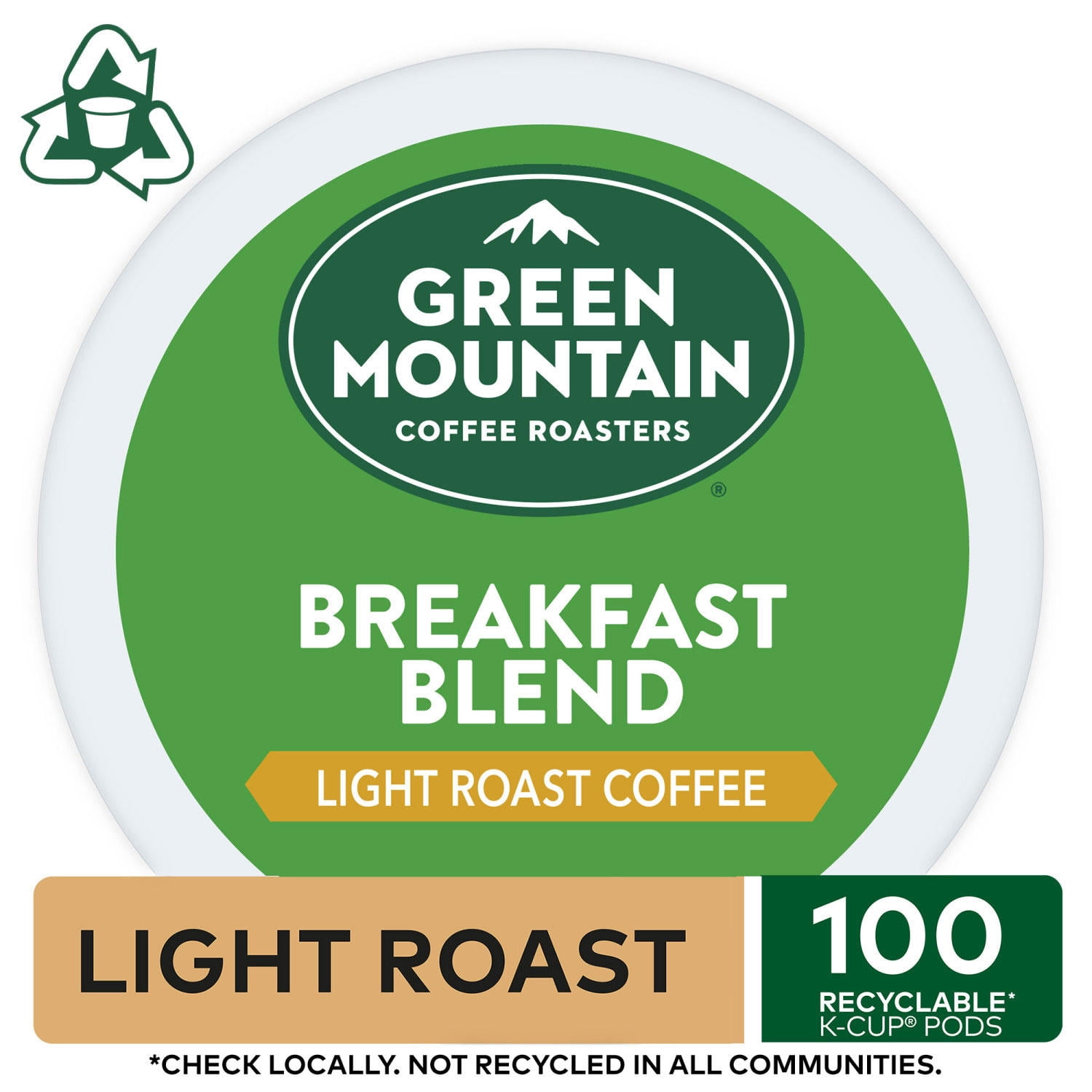 Green Mountain Coffee Breakfast Blend (100 K-Cups)