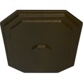 thumbnail image 3 of Ekena Millwork 25 1/4"W x 17 1/4"H x 1 3/4"P Felix Ceiling Medallion, Hand-Painted Green Gold, 3 of 5