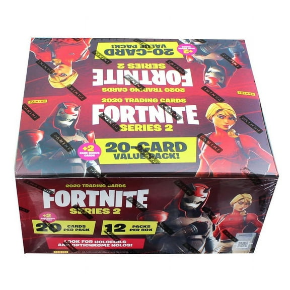 2020 Panini Fortnite Series 2 Trading Cards 12-Pack Value Pack Box