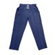thumbnail image 5 of Ceisia Men's Solid Color Linen Blend Casual Pants with Elastic Drawstring Waist & Straight Leg Navy XL Gifts, 5 of 9