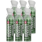 (6 pack) Boost Oxygen Portable Canned Oxygen, Rosemary, 10L