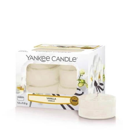 Yankee Candle VANILLA Box of 12 Tea Lights