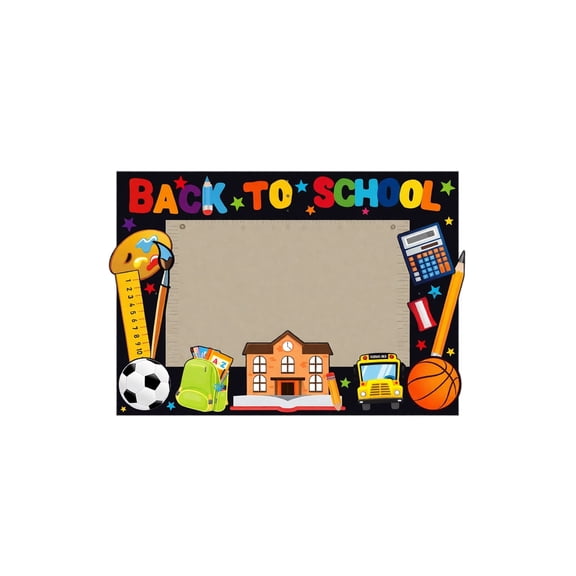Back to School DIY Photo Frame Prop Kit, Fun Photography Booth Decor, Classroom Event Graduation Party, Keepsake Activity Use