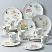 Lenox Butterfly Meadow 18-Piece Porcelain Dinnerware Set (Service for 6)