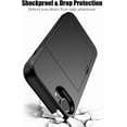 thumbnail image 5 of KOMI for iPhone 16e Case with Card Holder Dual Layer Heavy Duty Protective Hidden Card Slot Slim Wallet Cover for iPhone 16e 6.1'' (Black), 5 of 7