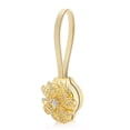 thumbnail image 1 of Baverta Rétractable Magnétique Fleur Rideau Clip Boucle Ceinture Titulaire Cravate Ceinture Accessoires Décor À La Maison(Or), 1 of 12