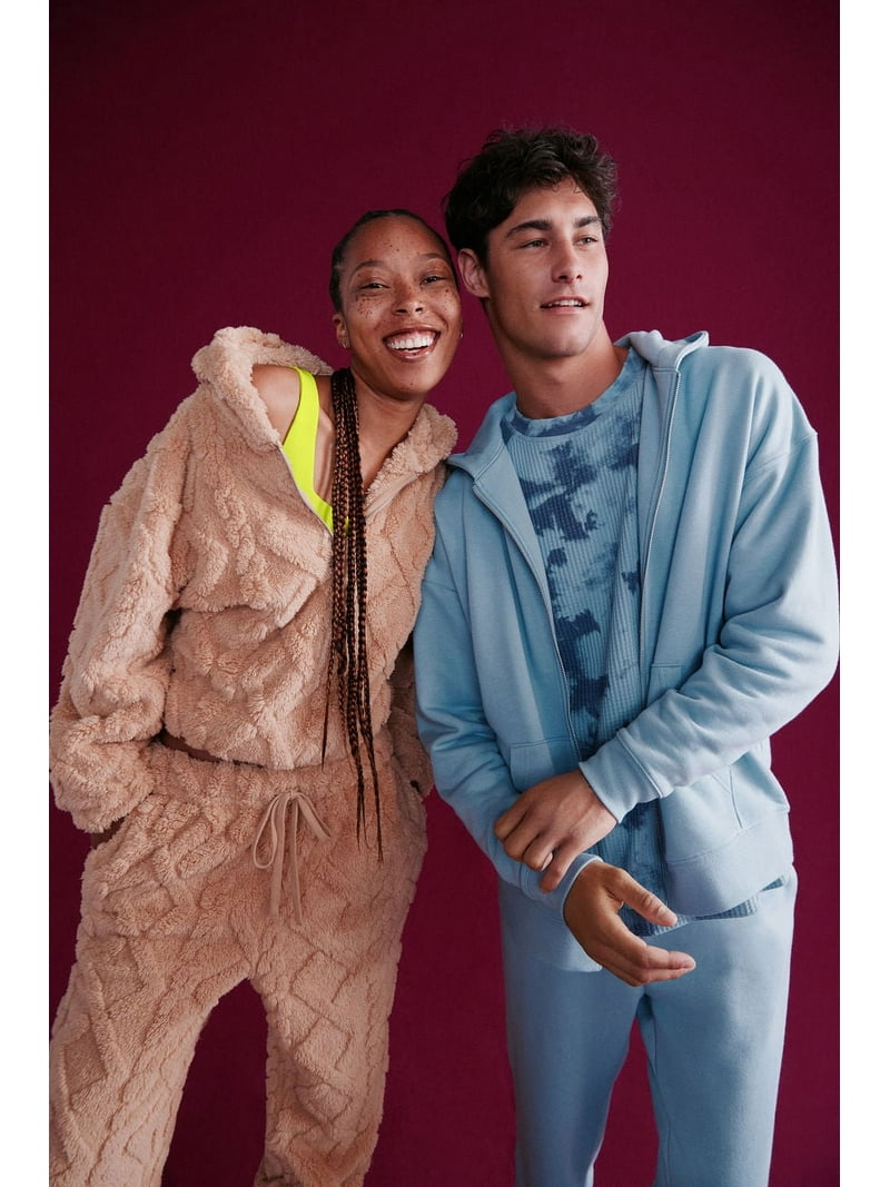 No Boundaries Soft Fleece Zip Front Hoodie for Men XS to 5XL with