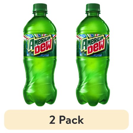 (2 pack) Mountain Dew Citrus Soda Pop, 20 fl oz Bottle, Allergens not Contained