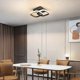 thumbnail image 4 of Modern LED Ceiling Lamp - 22W Square Ceiling Light 2300lm For Hall Bedroom Bathroom Kitchen Living Room - Warm White Light, 4 of 5