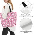 thumbnail image 3 of Fotbe Cute Rabbit Bolsa Tote Estética de Lona con Estampado para Mujer - Bolsa Reutilizable de Hombro Casual para Vacaciones, Compras, Trabajo y Gimnasio, 3 of 8