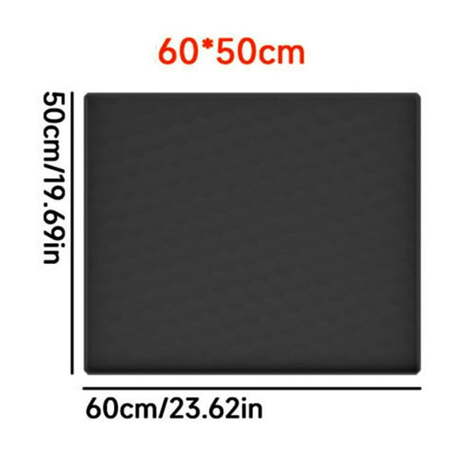 Bgsha Mini Fridge Silicone Mat With Raised Edge Soft Under Refrigerator Mat Floor Protector Washable Multipurpose For Washing Machine