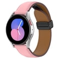 thumbnail image 2 of KOMI for Samsung 20MM magnetic leather strap Huawei Watch 22MM folding buckle leather strap, 5.5-8.7 inches,Pink, 2 of 5