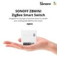thumbnail image 3 of Langgg Sonoff ZBMINI Zigbee Module de Relais Double Intelligent WiFi Sans Fil Interrupteur Bidirectionnel Portable Bureau Garage Contrôleur d'Éclairage, 3 of 9