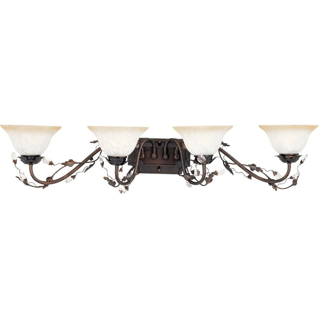 Maxim Lighting Elegante 2866FIOI 4-Light 38.5" Oil Rubbed Bronze Vanity Light