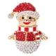 thumbnail image 1 of Broche De Navidad Pin Rhinestone Crystal Snowman Pins Christmas Trees Jewelry Pins Para Decoraciones De Navidad Yuarrent AP007134-03, 1 of 6