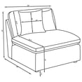 thumbnail image 2 of Pemberly Row 6-piece Fabric Upholstered Modular Sectional Off White, 2 of 13