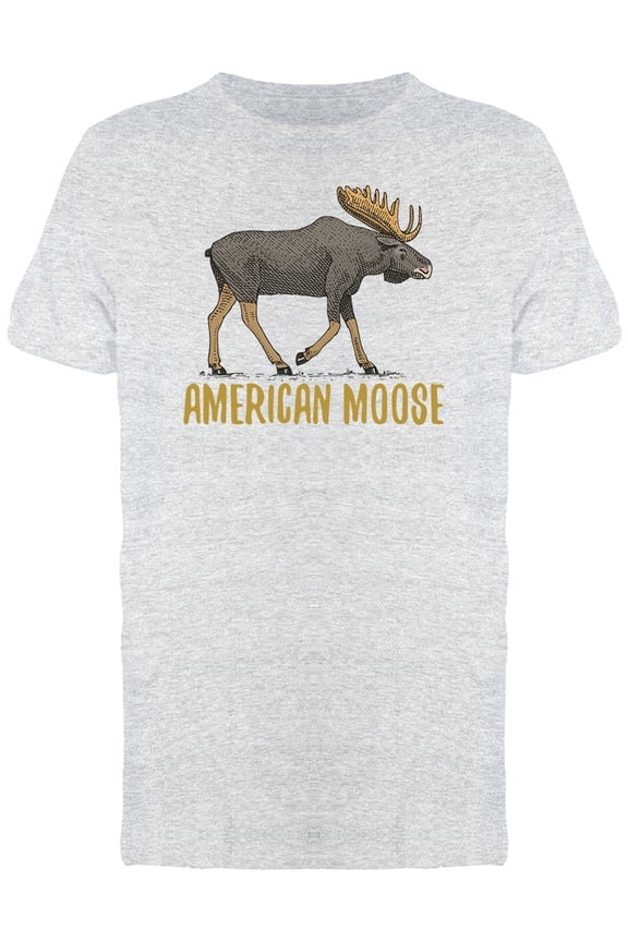 American Moose Graphic Tee Men's -Image by Shutterstock