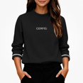 thumbnail image 2 of Afuyipoi Girls Sweatshirt Mock Neck ( 6 Months - 12 Years ) Fall Winter Warm Underwear Black 9-12M, 2 of 6