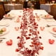 thumbnail image 1 of Guirnalda de enredadera con forma de corazón y cintas | Decoración romántica para San Valentín, bodas y fiestas | Ratán de plástico rosa o rojo de 78,74 pulgadas | 1 pieza, 1 of 6