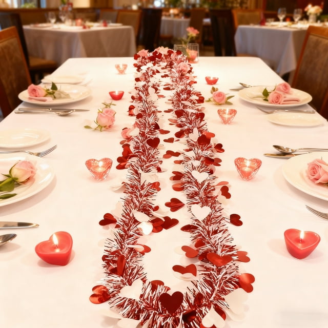 Tyidzon Heart-shaped ribbons and vines
