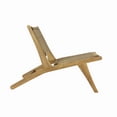 thumbnail image 2 of JONATHAN Y Parker Mid-Century Modern Woven Seagrass Wood Armless Indoor Lounge Chair, Natural, RLX1000A, 2 of 9