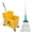 22-Qt bucket with green mop, variant on 35QT Side-Press Mop Bucket and Wringer Combo Wheels, Yellow,Including One Heavy Duty Industrial Mop and One Set Large Rubber Cleaning Gloves
