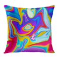 thumbnail image 1 of BOSDECO Pattern Holographic Abstract in Fluid Color for Your Modern Trends 80S 90S Creative Project Book 1980 Pillowcase Pillow Cover Cushion Case 20x20 inch, 1 of 1