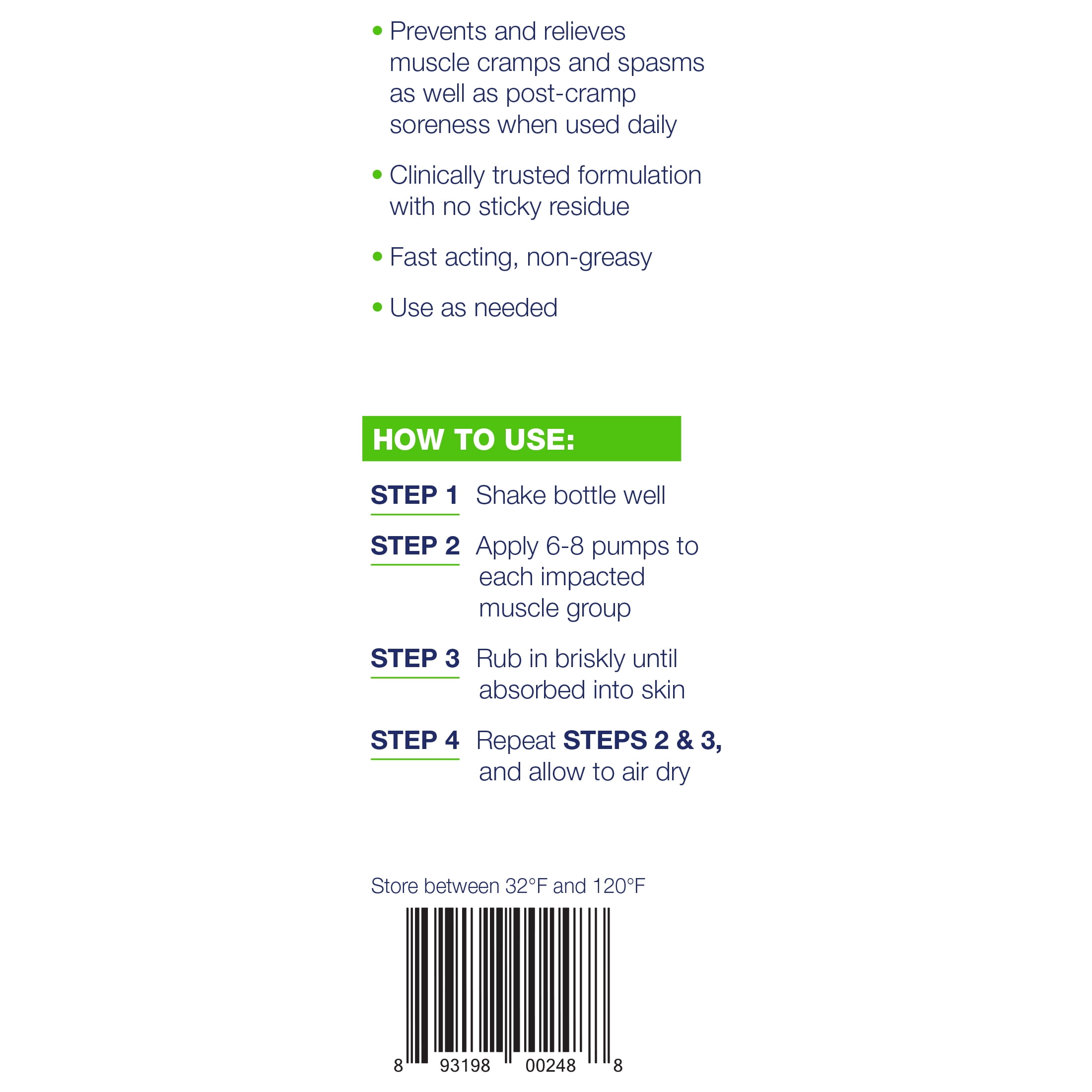 (2 pack) Theraworx Muscle Cramps Spray, Helps Relieve Muscle Cramps and Spasm, with Magnesium Sulfate, 7.1 oz