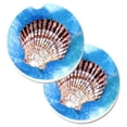 thumbnail image 1 of Coquille de Mer de Pétoncles Ensemble de 2 Porte-Gobelets Coaster de Voiture, 1 of 1