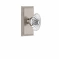 thumbnail image 2 of Grandeur Burgundy Crystal Door Knob with Carre Plate, 2 of 7