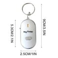thumbnail image 3 of up to 65% off karymi Keychain LED Light Torch Remote Sound Control Lost Key Finder Whistle Sound Item Key Locator Device Outdoor Decor, 3 of 5