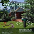 thumbnail image 5 of Paquete de 4 repelentes de topos con energía solar, con energía solar para jardín de césped a prueba de agua, deshágase de los topos Repelente de ardillas de marmota, 5 of 5