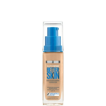 Maybelline Super Stay Better Skin Foundation, (Best Foundation For Dry Skin Reviews)