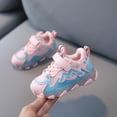 thumbnail image 4 of LoyisViDion Toddler Shoes Clearance Children Kids Baby Girls Led Light Shoes Luminous Running Sport Shoes Mesh Sneakers Pink 5-5.5Years, 4 of 6