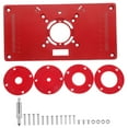 thumbnail image 4 of HAKIDZEL Router Table Inserts Assorted Color 1 Set 9.2X4.7X0.3in, 4 of 8