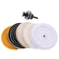thumbnail image 4 of Minkissy 1 Ensemble de Roues de Polissage en Fer Assorties pour Professionnels, 4 of 6