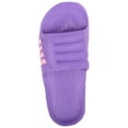 thumbnail image 6 of ABSOLUTE FOOTWEAR Womens Easy Slip On Sports Peep Toe Summer Pool Beach Holiday Sliders Sandals Shoes - Purple - US 5, 6 of 7