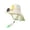 B, variant on Sun Hat Beach Hat with Wide Brim Neck Flap Adjustable Sun Protection Hat with Fans Solar Power Cap Mesh Panels Chin Strap Quick Drying Hat for Children Kids
