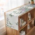 thumbnail image 6 of Table Runners 48 Inches Long Dress Scarves, Spring Lavender Farmhouse Kitchen/Dining Table Runner, Short Coffee Tablerunners, Garden Botanical Leaves Butterflies 13x48 Inch, 6 of 9