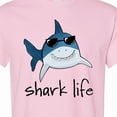 thumbnail image 4 of Inktastic Shark Life Fun Shark with Sunglasses T-Shirt, 4 of 5