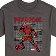 thumbnail image 3 of Marvel Deadpool - Blueprint - Men's Short Sleeve Graphic T-Shirt, 3 of 5