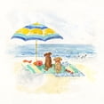 thumbnail image 2 of Swatland, Sally 12x12 Gold Ornate Wood Framed with Double Matting Museum Art Print Titled - Dog Days of Summer I, 2 of 4