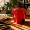 thumbnail image 7 of Anmrize Spoof Office Desk Gadget, Novelty Ceramic Coffee Mug, Creative Trash Can Ceramic Mug Funny Novelty Garbage Bin Coffee Cup Spoof Office Desktop Water Milk Tea Mug Humorous Gift, Red, 7 of 7